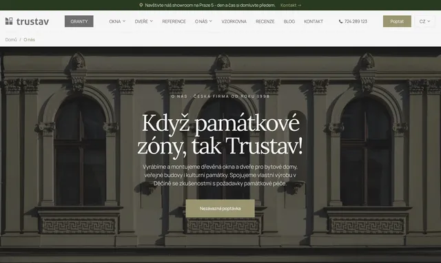 Сторінка «Když památkové zóny, tak Trustav!»