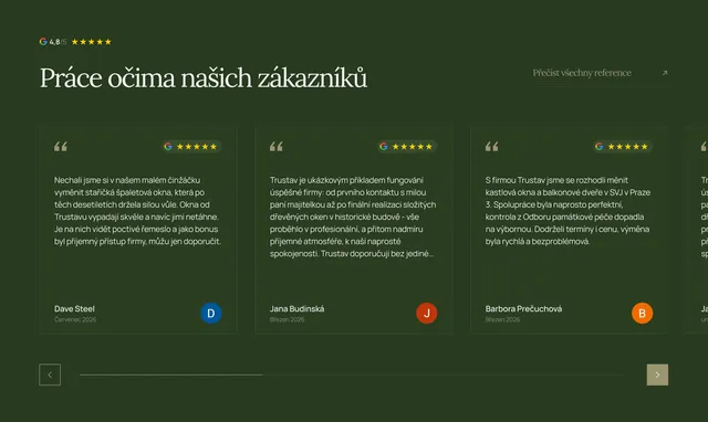 Відгуки клієнтів «Práce očima našich zákazníků»